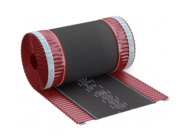 24cm x 5m - Hliníkový hřebenový pás - Višňová RAL 3011 - ROLL ECCO