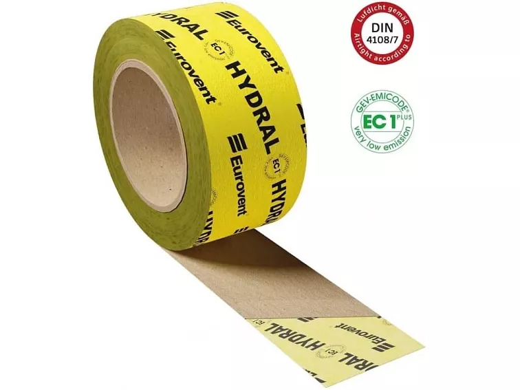60mm x 40m - Těsnící páska pro spoje sádrokartonových a OSB desek - Jednostranná HYDRAL