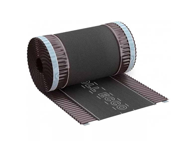 24cm x 5m - Hliníkový hřebenový pás - Hnědá RAL 8017 - ROLL ECCO