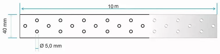 40x2,0mm - 25m - Montážní pás