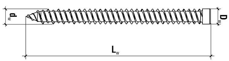 7,5x102mm - 100ks - Turbošrouby kalené - válcová/cylindrická hlava, WHOW