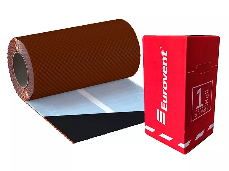 30cm x 5m - Komínový lemovací pás AL FLEX 3D - Hnědá RAL 8017, Hliníkový