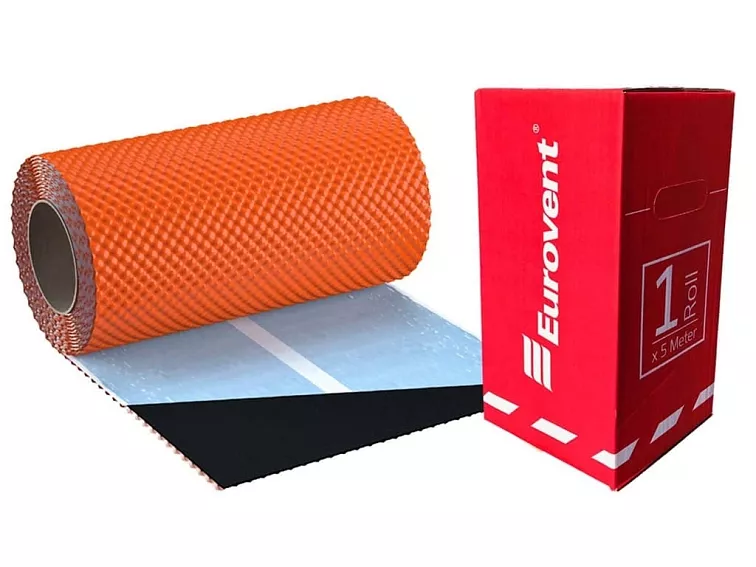 30cm x 5m - Komínový lemovací pás AL FLEX 3D - Cihlový RAL 8004, Hliníkový