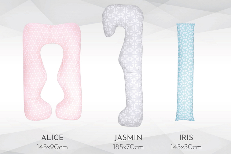 JASMIN těhotenský a kojicí polštář BUNNY MINT