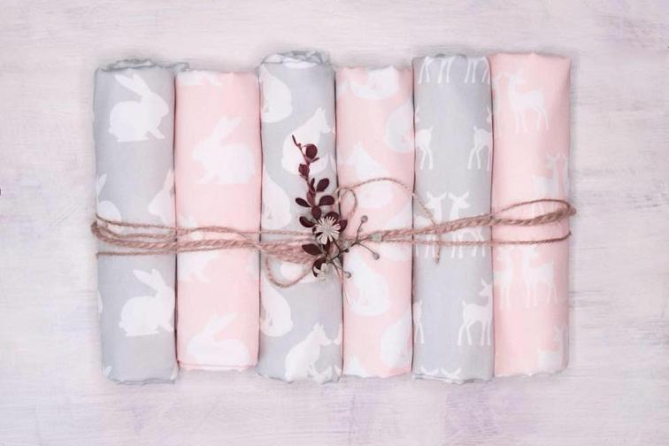 EDEN polštář na kojení a pro dvojčata BUNNY SILVER