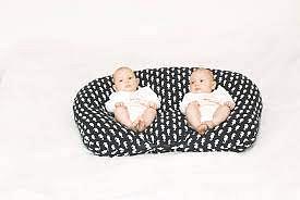 EDEN polštář na kojení a pro dvojčata BUNNY SILVER