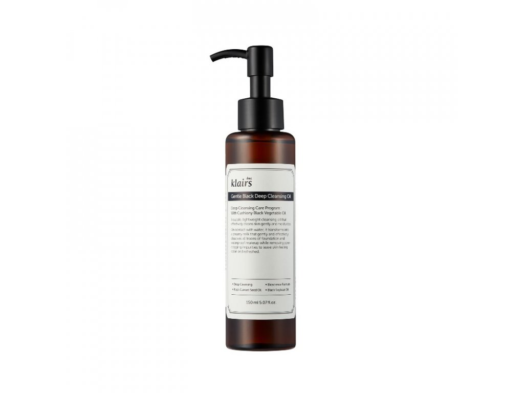 Gentle Black Deep Cleansing Oil - Čistící hydrofilní olej