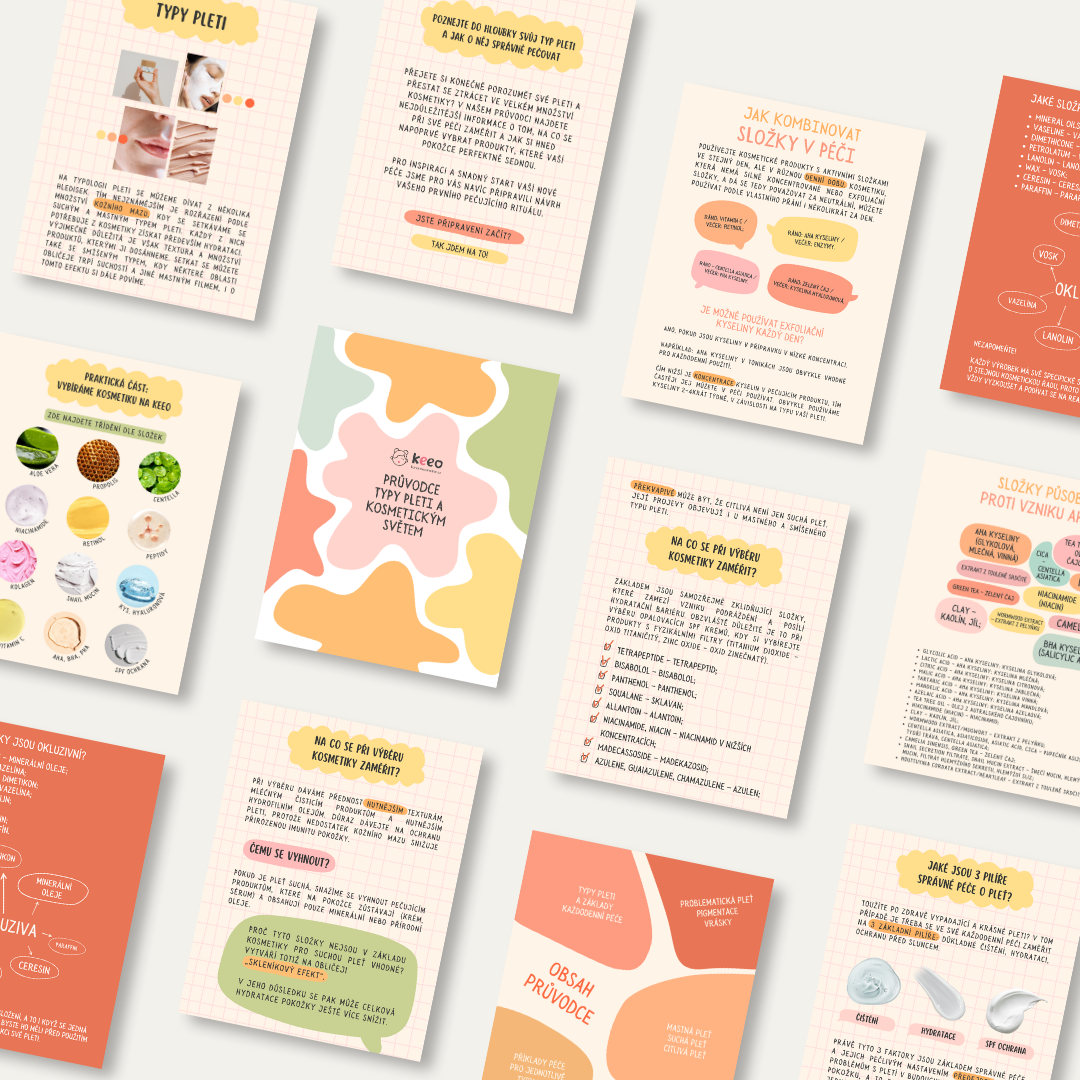 Keeo e-book: Chytrý průvodce typy pleti a kosmetickým světem
