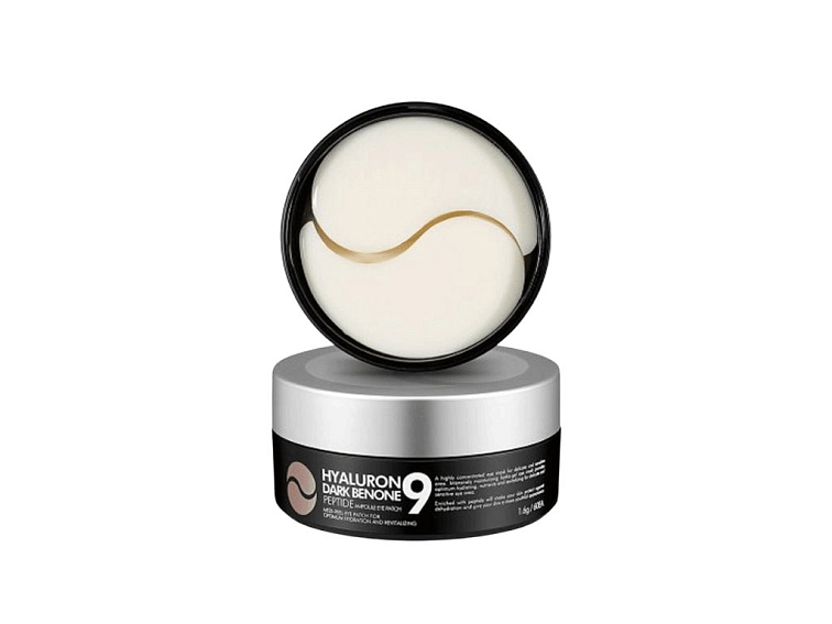 Hyaluron Dark Benone Peptide 9 Ampoule Eye Patch - Oční polštářky proti otokům a tmavým kruhům | 60 ks