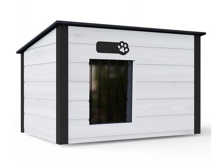 Dizajnová drevená búda pre psíka LEA