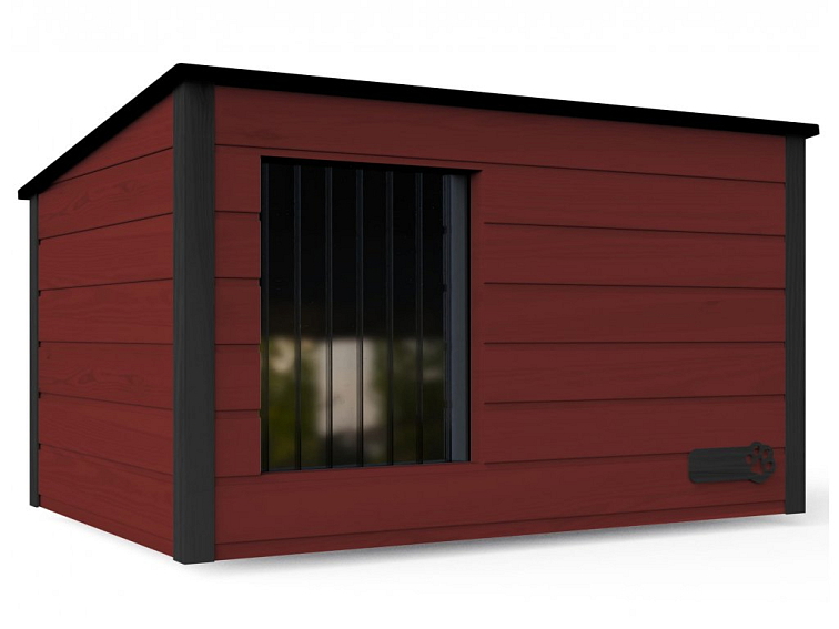 Zateplená drevená búda pre psíka LIZY