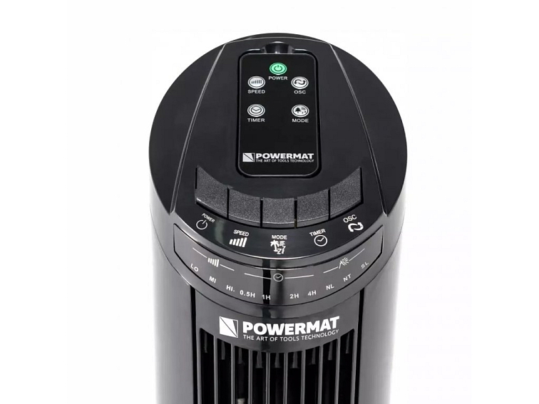 Stĺpový ventilátor Black Tower-75