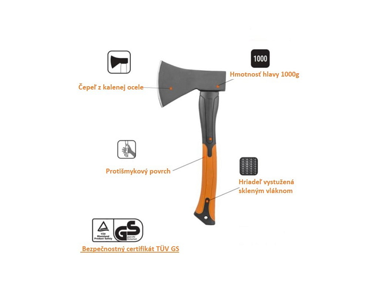 Pracovná sekera 1000g