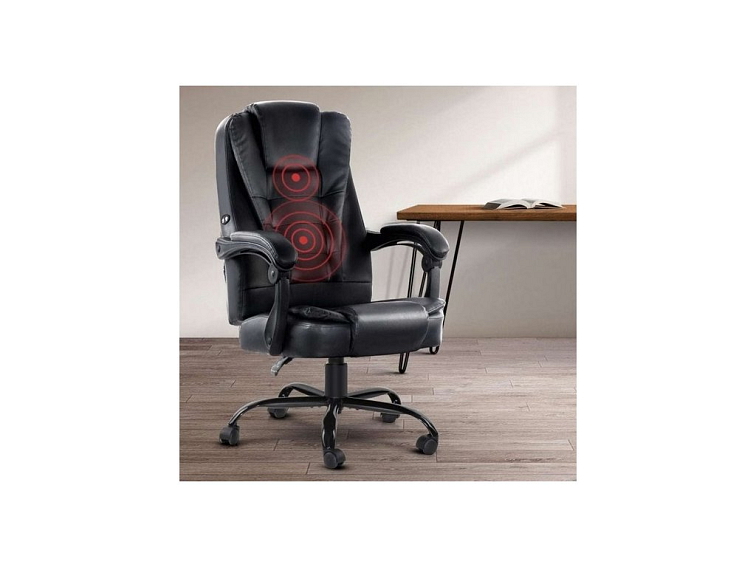 Reprezentačná kožená kancelárska otočná stolička PRESTIGE s chrómovými nohami