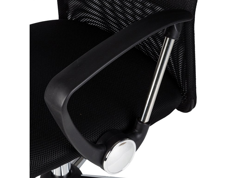 Kancelárska otočná stolička ROYAL s chrómovými nohami a vysokým operadlom