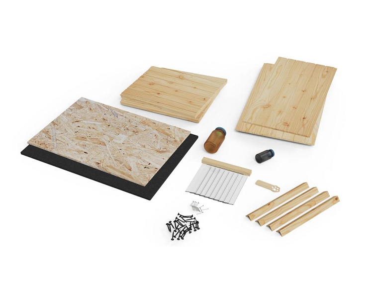 Zateplená drevená búda pre psíka BETTY