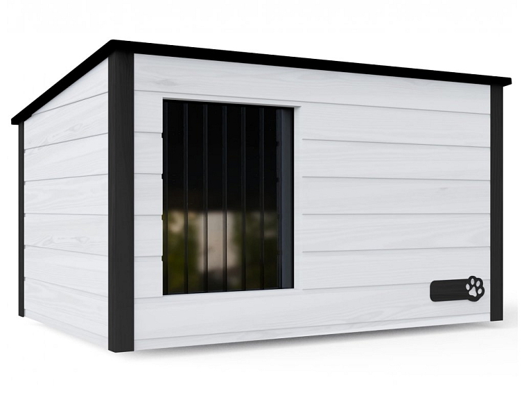 Zateplená drevená búda pre psíka FOXY