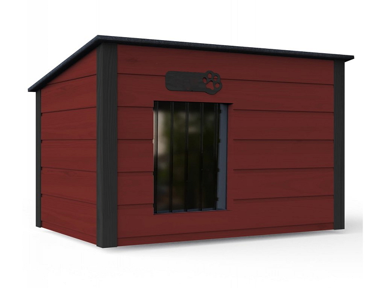 Dizajnová drevená búda pre psíka SNOOPY