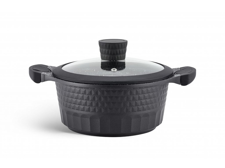 10 kusový set hrncov v čiernom elegantnom dizajne