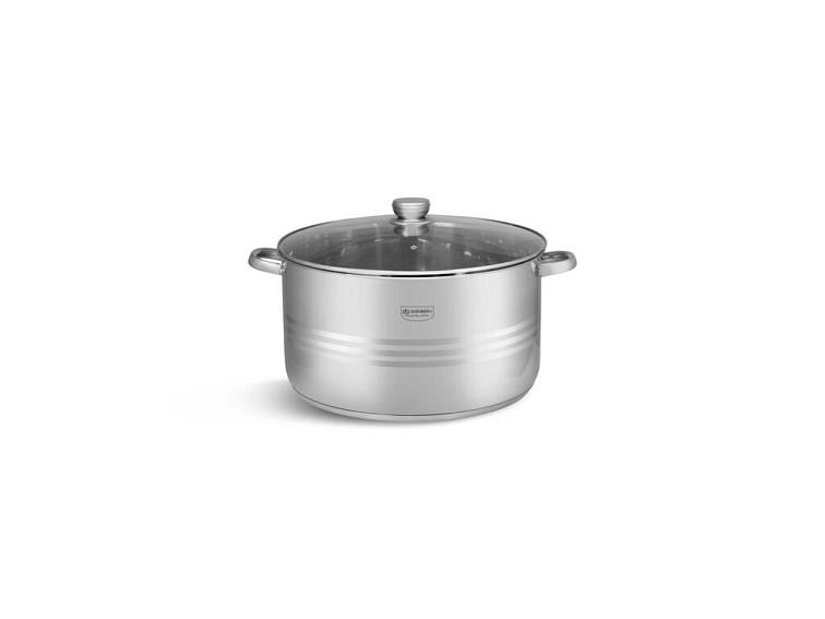 Nerezový hrniec s pokrievkou ? 38 cm, 23,8 l