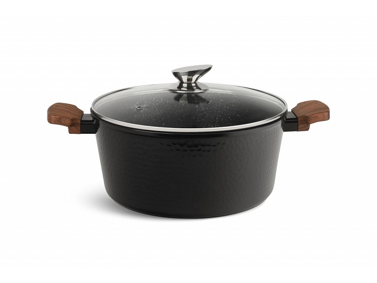 12ks sada hrncov Elegant Black