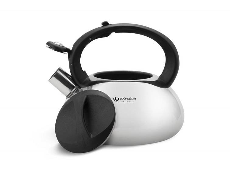 Moderná kanvica čajník - 3 L - bieločierna farba