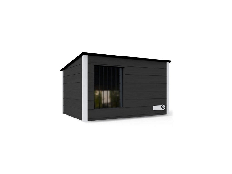 Zateplená drevená búda pre psíka LABKA