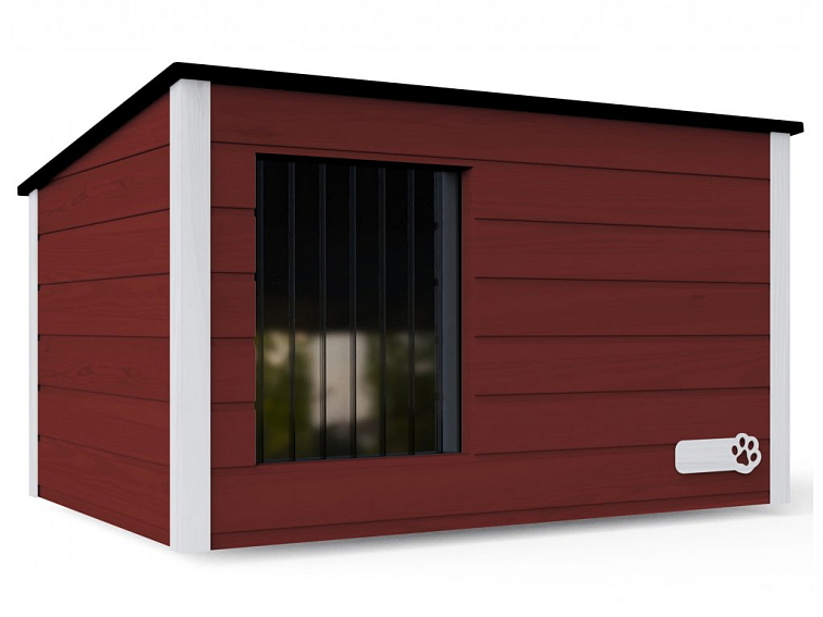 Zateplená drevená búda pre psíka BETTY