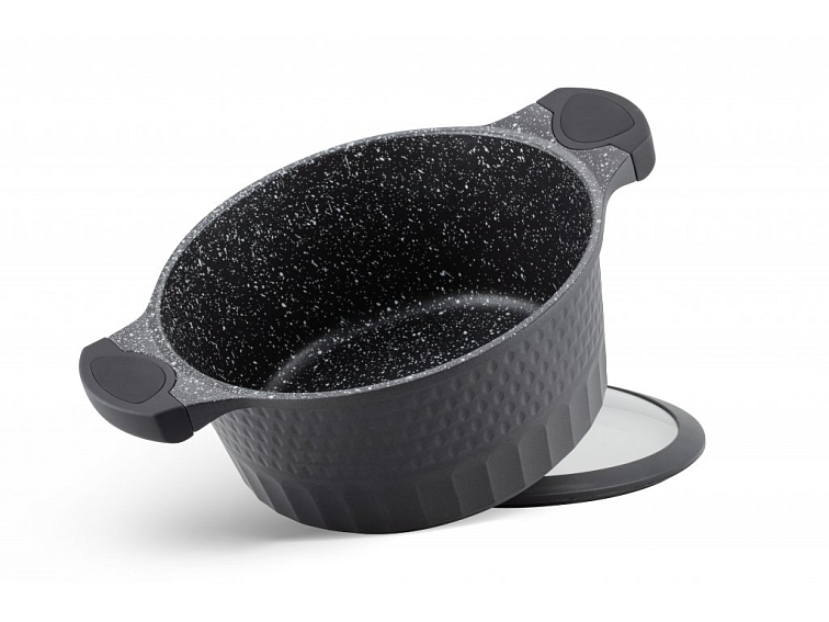 10 kusový set hrncov v čiernom elegantnom dizajne