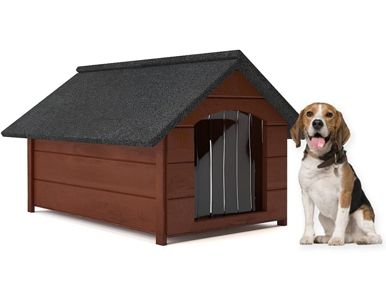 Moderná drevená búda pre psíka DASTY