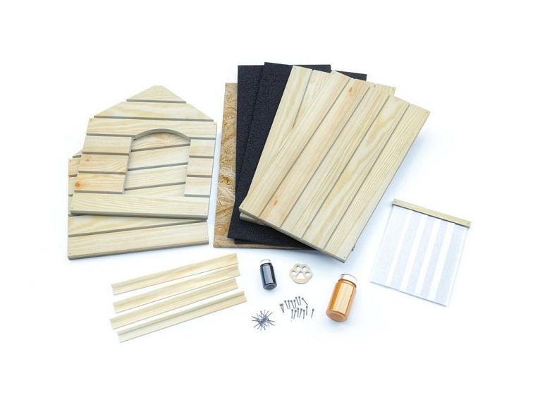 Klasická drevená búda pre psíka BONO