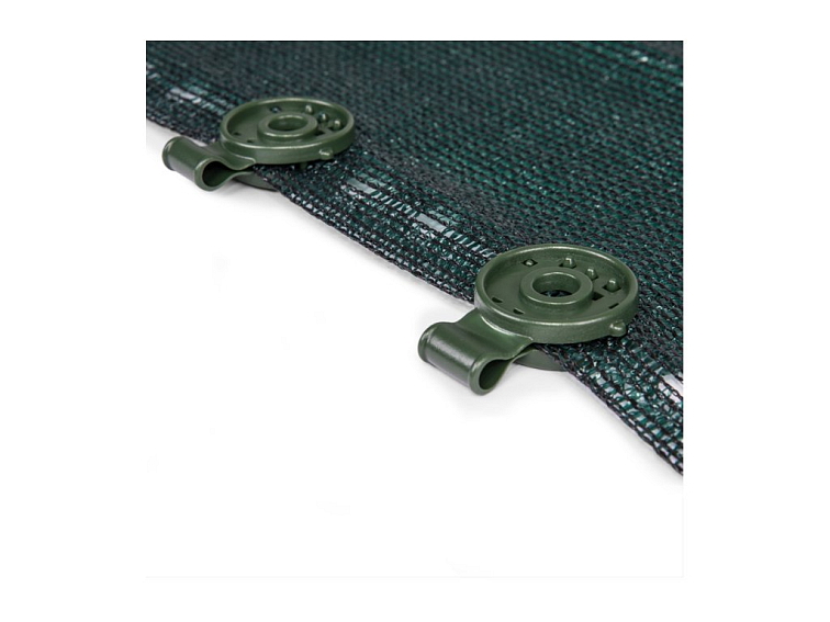 Zelené klipy na tieniacu sieť