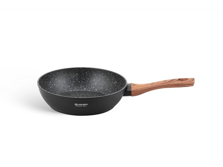 Sada 15 hrncov - matná čierna/drevo