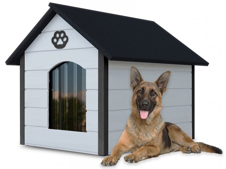 Klasická drevená búda pre psíka TEO