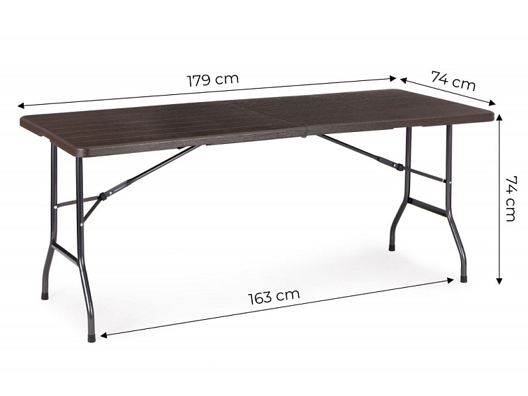 Skladací záhradný banketový cateringový stôl 180 cm