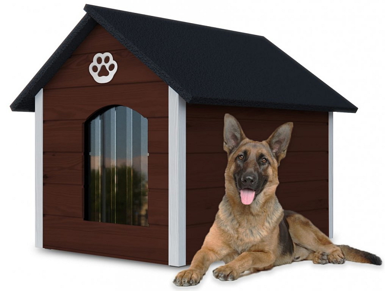 Klasická drevená búda pre psíka TRIXY