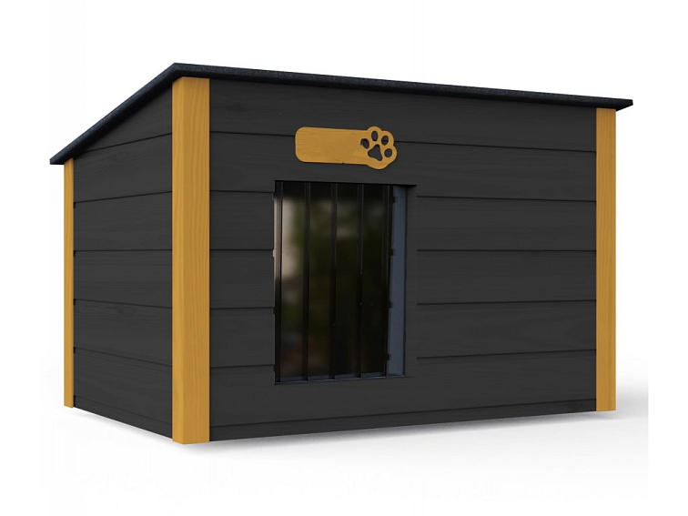 Dizajnová drevená búda pre psíka STIKS