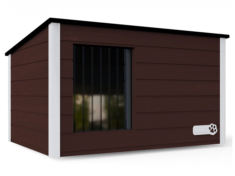 Zateplená drevená búda pre psíka SANDY