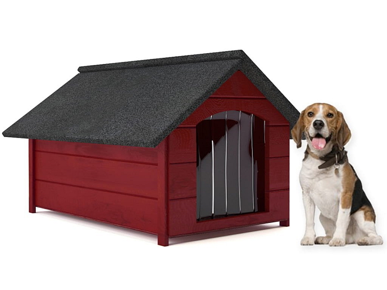 Moderná drevená búda pre psíka DAISY