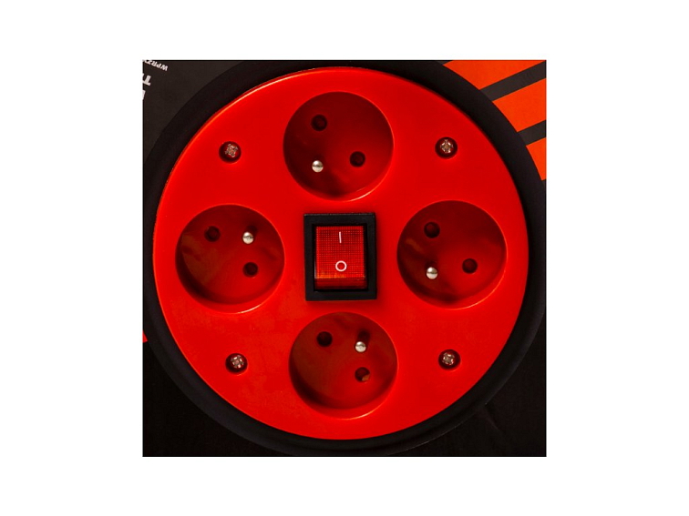 Predlžovací navijak 25m 4x230V s vypínačom