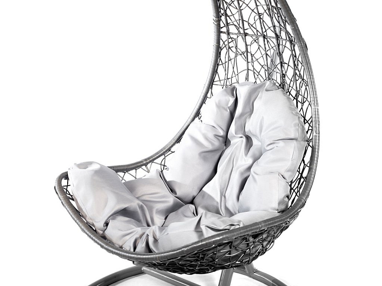 Závesné hojdacie kreslo REGINA - Sivé