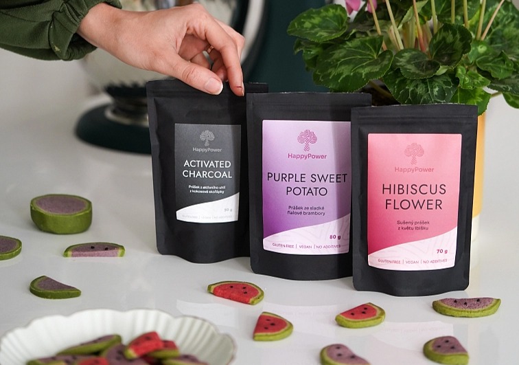 Barevné prášky / superpotraviny