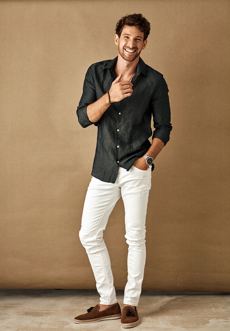 lněná pánská košile