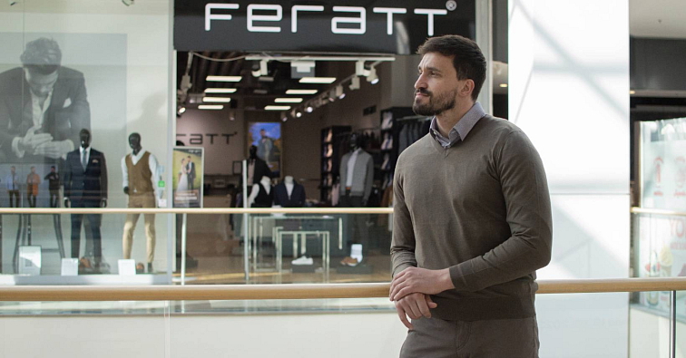 merino svetr pánský