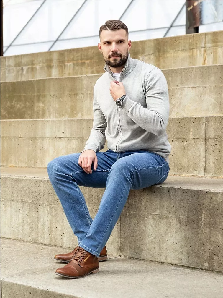 Pánský svetr na zip