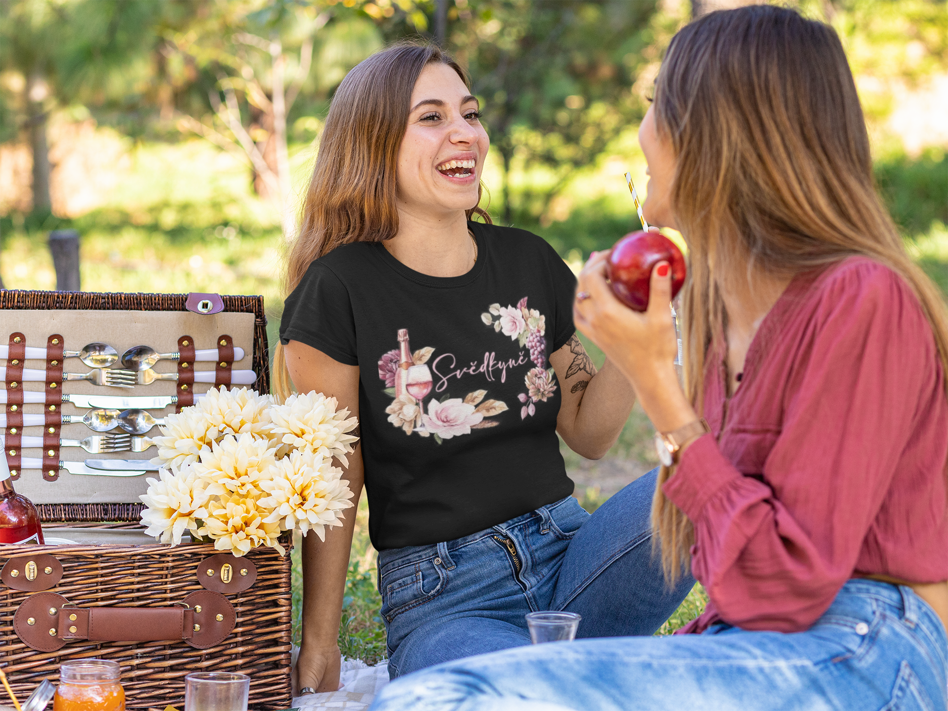 Rose - Svědkyně / Tričko 100% Biobavlna