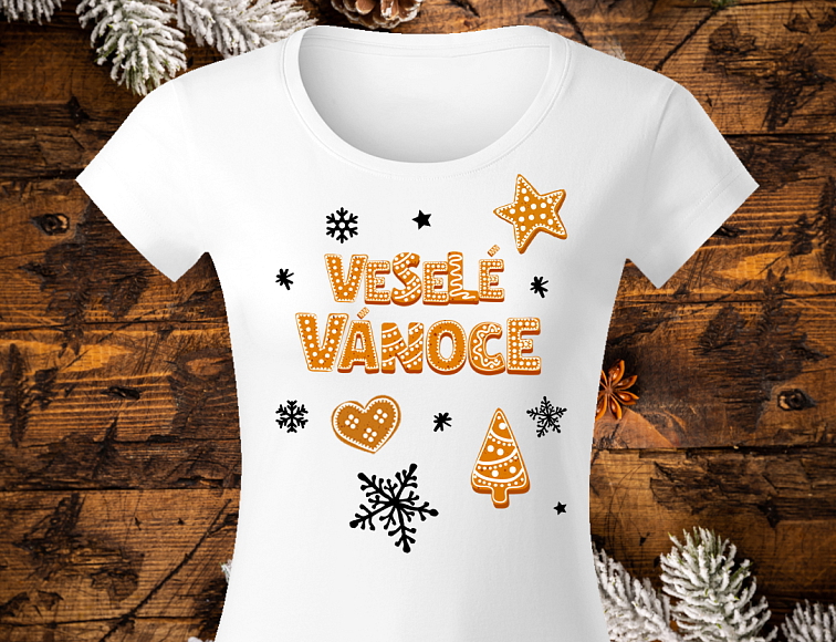 Perníčkový nápis - Dětské body červené