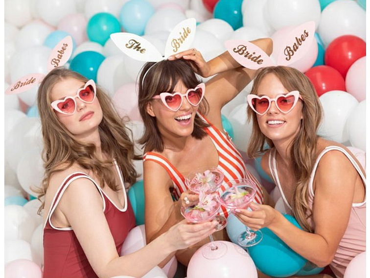 Čelenky “Bride Squad”, 6 ks