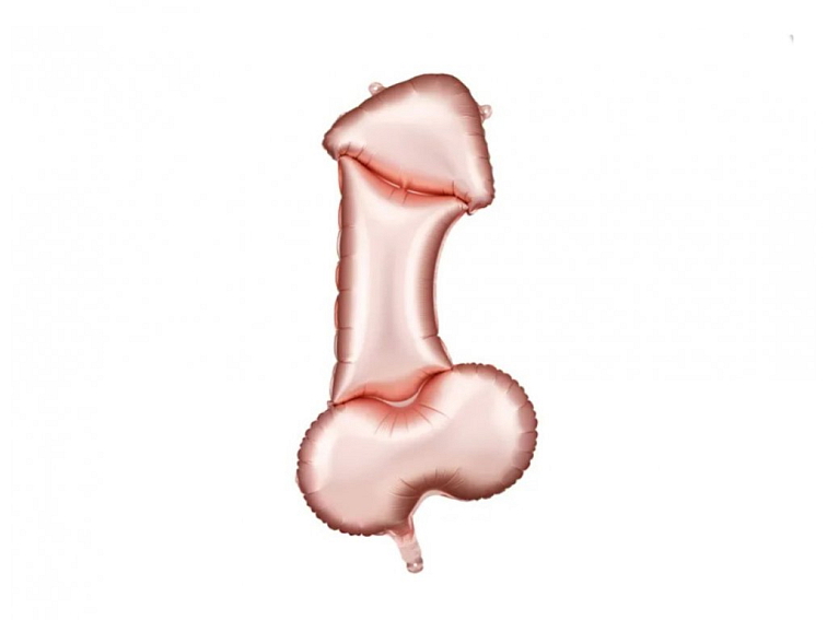 Talířky Penis - Rosegold - 6ks, 26 cm