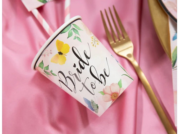 Kelímky Květinové - 6ks, 220 ml